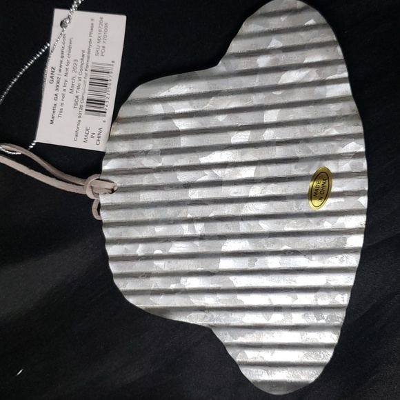 Ganz NWT "If the hat's gone missing I've gone fishing" Multitextured Ornament - Picture 3 of 4